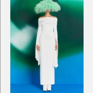 Solace London The Arden Maxi Dress in Cream